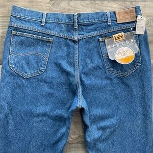 42x30 NWT VTG Lee Riders Straight Leg Jeans Men’s Blue UNION Made in USA 200-024